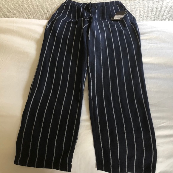 Reformation Verano Pant In Siegel Stripe size 2 - Picture 3 of 4